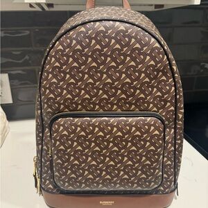 Burberry Brown Monogram Backpack Rocco TB